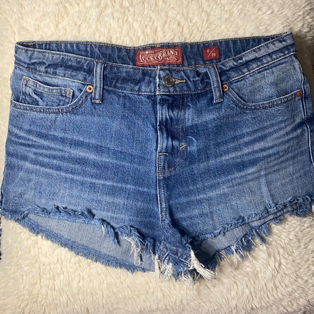 Lucky Brand The Cut Off denim shorts 6/28